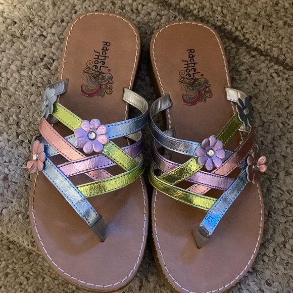 Girls size 2 sandals.  Rachel Shoes.  New: never worn out of the house. - Picture 4 of 7